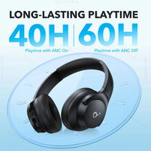 Original Soundcore Q20i Wireless Bluetooth Over-Ear Headphones with Hybrid Active Noise Cancelling Dual Device Connect And MIC