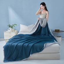 Solid Color Wave Grid Summer Quilt Machine Washable