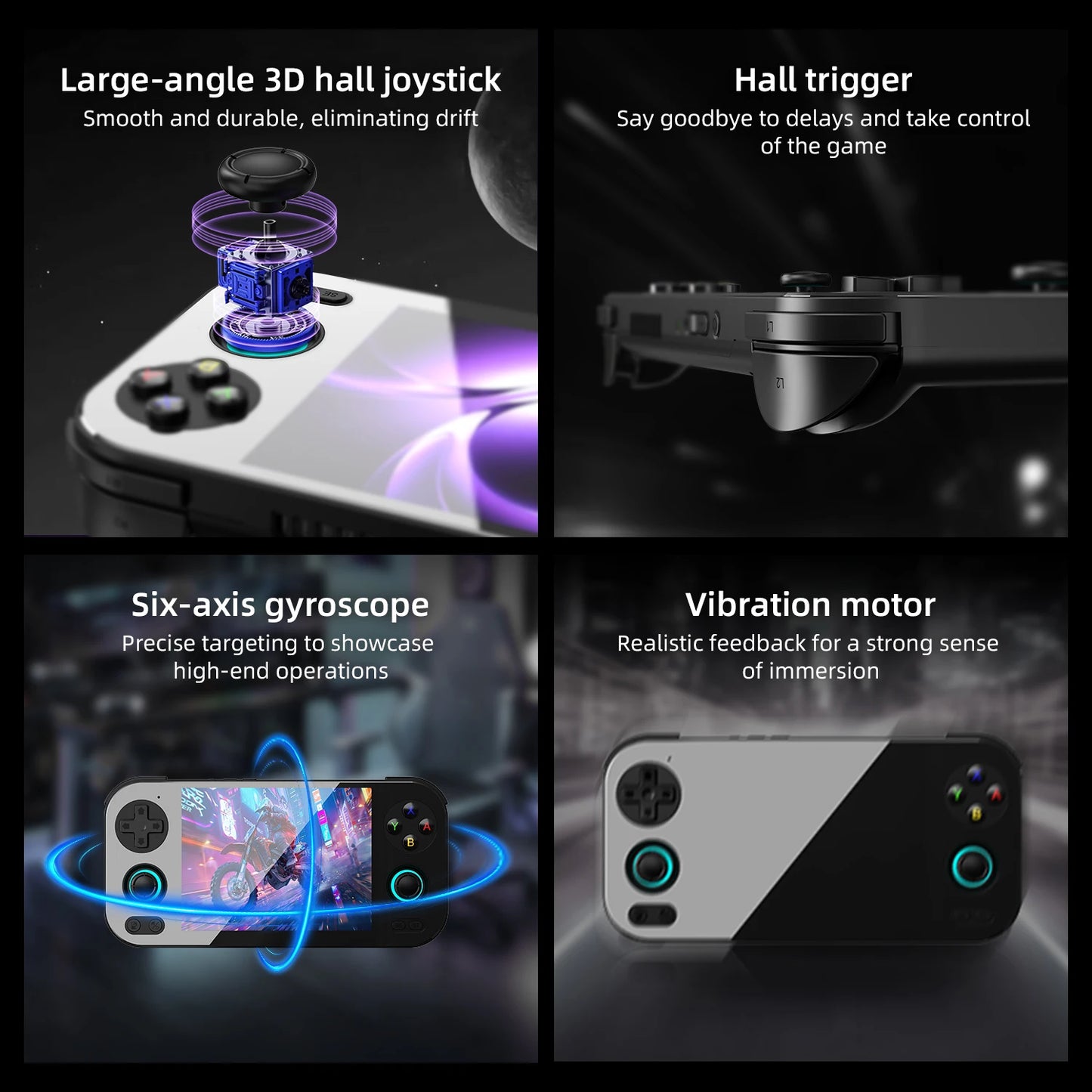 Anbernic RG476H Retro Game Console Android 13 Unisoc T820 RG 476H Handheld Game 4.7-inch LTPS Multi-Touch Screen Online Fighting