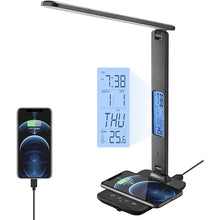 LED Table Lamp Eye Protection Students Learn Special Lamp Bedroom Bedside Wireless Charging Perpetual Calendar Table Lamp