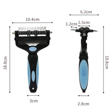 3 In 1 Pet Deshedding Brush Dog Hair Remover Pet Fur Knot Cutter Puppy Cat Comb Brushes Dogs Grooming Shedding Supplies