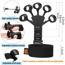 5-60Kg Adjustable Grip Strength Trainer with Finger Exerciser Hand Grip Strengthener for Muscle Building and Injury Recover