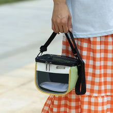 1PC Small Pet Travel Carrier Bag Breathable Mesh Top Clear Window Hamster Squirrel Parrot Outdoor Crossbody Shoulder Pouch Units