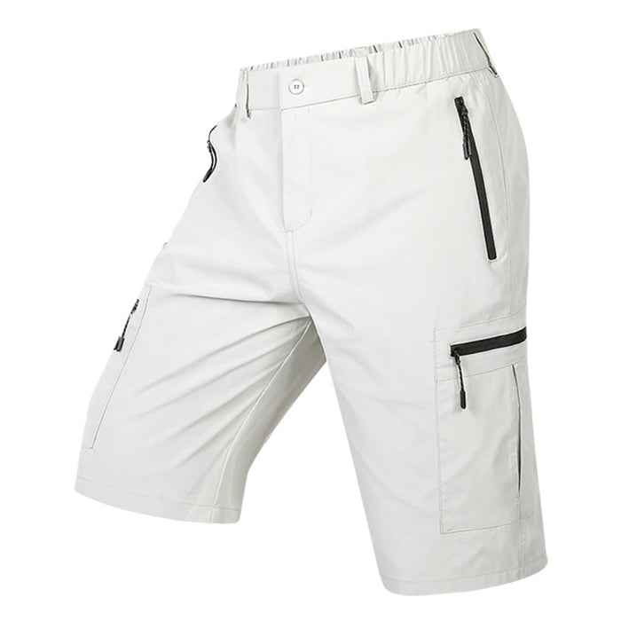 Shorts cargo d'été à séchage rapide pour homme, shorts de travail légers, multi-poches, imperméables, pour randonnée et pêche en extérieur