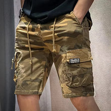 New Men Summer Cotton Cargo Camouflage Shorts Men Clothing Casual Breeche Bermuda Beach Jogger Shorts Male Hot Dropshipping