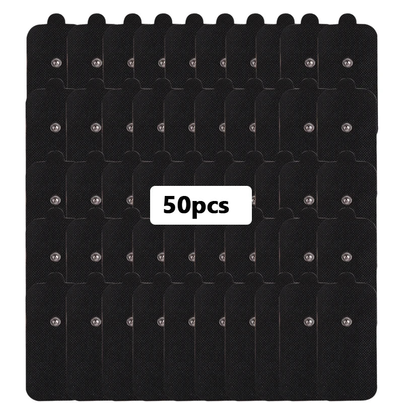 30/50/100pcs Electrode Pads Conductive  Therapeutic Electrode Snaps for Tens Unit Compex Electrical Muscle Stimulator Patches