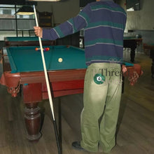 Y2K Matcha Green Baggy Denim Jeans Back Pocket 6 Billiard Ball Embroidery Loose Washed Denim Pants Unisex Streetwear Trousers