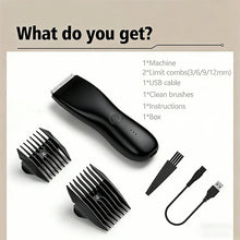 Dutrieux Men Body Trimmer Beard Hair Groomer Wet Dry
