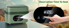 Gison 1.5L Electric Lunch Box Food Warmer Self Heating Lunch Box 18000mah Big Capacity Rechargeable Cordless Electric Lunch Box