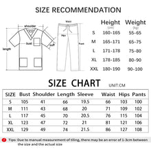 Newest Nursing Surgical Uniforms Woman Doctor Nurse Uniforms Men Straight Pants Scrub Set Medical Clothing Beauty Salon Workwear