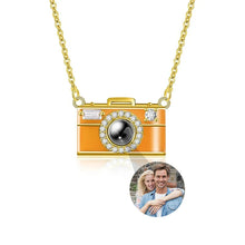 Custom Photo Camera Necklace Personalized Picture Projection Necklace Customized Photo Necklaces Jewelry Gifts for Women Lover