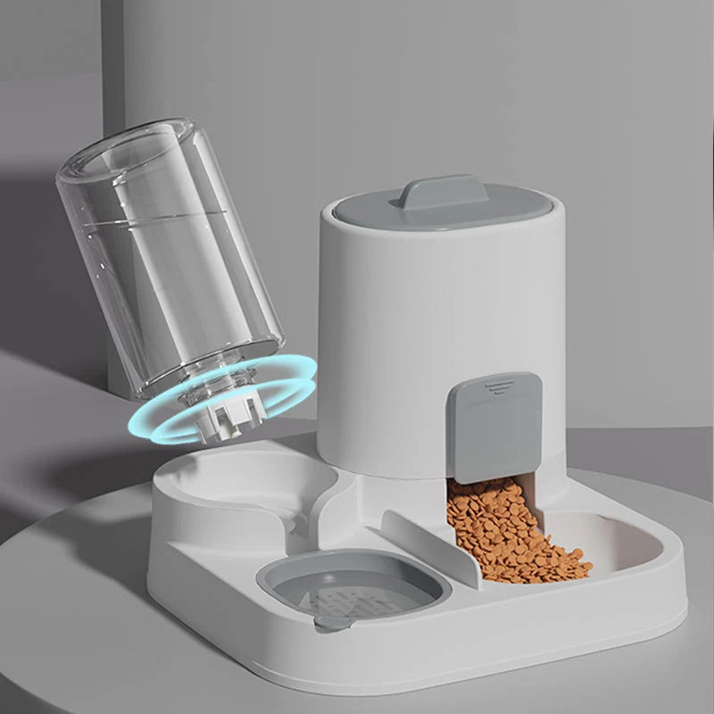 Pet feeding water maker two-in-one smooth food large capacity integrated feeding water simple wind bowl cat food bowl dog bowl