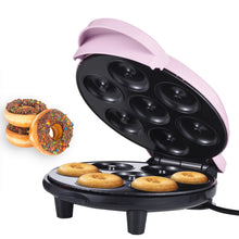 Dash Mini Donut Maker Machine Makes 7 Doughnuts 700W Double-sided Heating Non-stick Coating Electric Donut Maker Machine