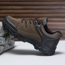 Outdoor Climbing Shoes Men's Trendy Flat Work Shoes Casual Sports Style New Model Comfortable Warmth Synthetic Leather Upgraded