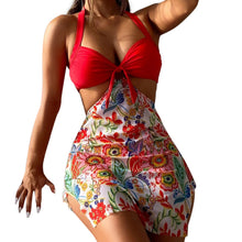 Hot Sale Bikinis Sets For Teens Womens Swimsuit Plus Size Strap Wrap Pad High Waist Prints Bikini Set Thong Bathing Suit 비키니