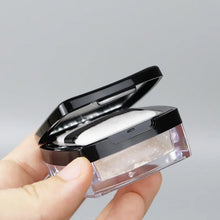 Boîte à poudre vide portable mini 5g avec tamis, pot à poudre libre carré avec houppette, récipient cosmétique de voyage avec tamis