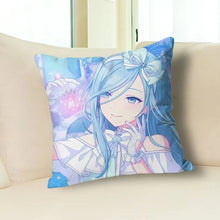 P-project Game sekai PJSK Various Sizes Square Pillow Case For Car Home Bedchamber Decor Custom Valentine gift