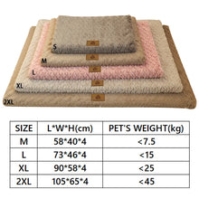 Lit orthopédique en mousse 3D pour animaux de compagnie avec housse en fausse fourrure amovible et lavable, étanche, pour niche, avec fond antidérapant