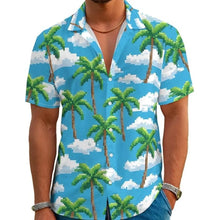T-shirts et débardeurs pour hommes, manches courtes imprimées, vêtements pour hommes, couleur multicolore, chemise, cardigan décontracté, style simple, facile à assortir