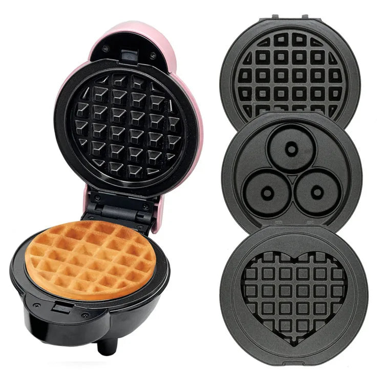Mini Cake Maker Double-Sided Heating Portable Bundts Cake Maker Electric Cupcake Maker For Breakfast Snacks EU Plug
