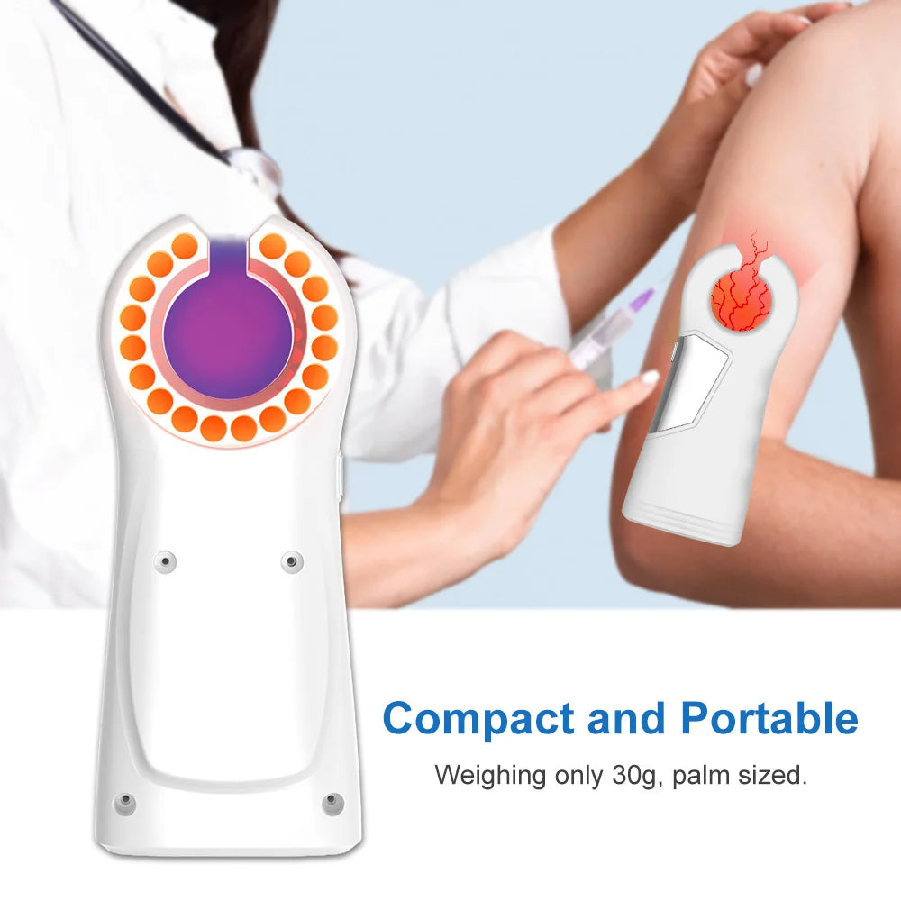 Rechargeable Vein Finder Vein Detector for Nursing for iv Access Skin Compatibility Suitable for Clinics Home Use Vein Locator