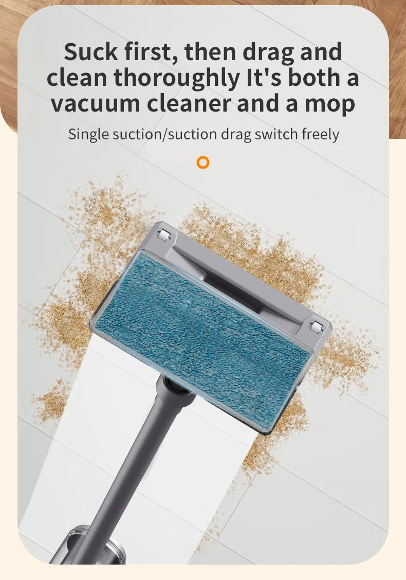 Cordless Vacuum Cleaner 15000Pa Strong Suction Stick Handheld 2 in 1 Lightweight for Carpet Hardwood Floor Pet Hair Car Cleaning