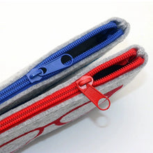 1pc Unisex Felt Glasses Bag Portable Glasses Storage Bag Travel Sunglasses Eyeglass Organizer Pencil Case Makeup Bag with Zipper