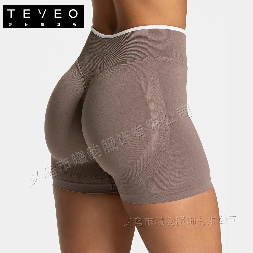 Seamless Yoga Shorts For Women Quick Dry Nylon Fitness Gear