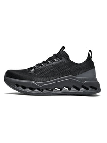 Men's Running Shoes Breathable Mesh Shock Absorption Hollow Out Sole Lightweight Sports Sneakers Non-slip Walking Shoes
