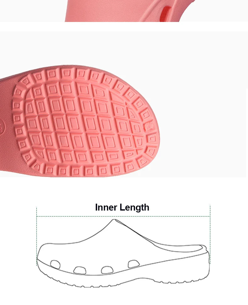 Medical Scrub Clogs Nurse Garden Shoes Arch Support House Slippers Sandals Breathable Slip On Indoor Outdoor Doctor Clogs X03