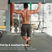 New 1Pcs Tough Latex Resistance Band Elastic Exercise Strength Pull-Ups Auxiliary Band Fitness Equipment Strengthening Train