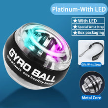 Wrist Power Hand Ball Auto-Start Grip Ball Strengthener Gyroscopic Arm Gyro Hand Ball Home Fitness Forearm Exerciser