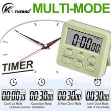 Minuteur de cuisine multifonction, réveil, cuisine à domicile, accessoires pratiques, ustensiles de cuisine, camping, neuf