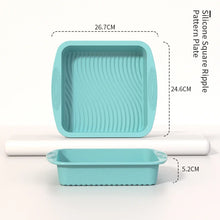 Silicone Cake Pan High Temperature Resistant Baking Mold Nonstick Jelly Cake Tray Reusable Pastry Mold Kitchen Baking Tools