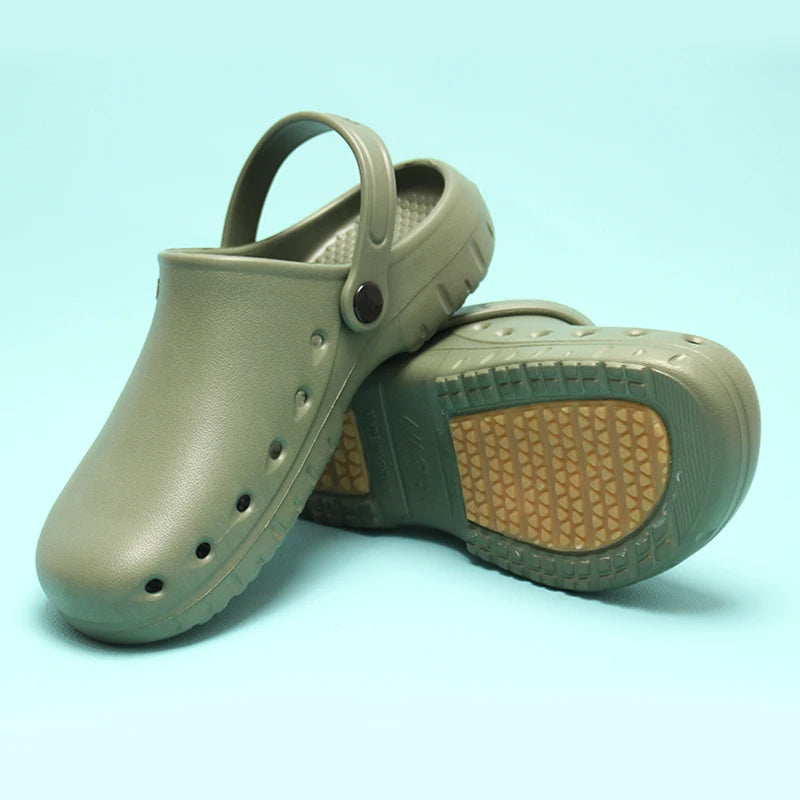 Doctor Scrub Clogs Light Nurse Slippers Medical Shoes Non-slip Dentist Surgical Shoes Soft Pet Hospital Scrub Clogs X09-05