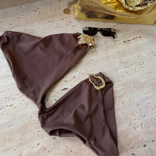 One Shoulder High Waist Monokini Swimsuit for Women