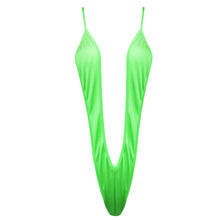 Women Sexy Lingerie Bodysuit Swimsuit Tempt Backless Deep V Bikini High Stretch Three-Point  Bikini Swimsuit Clubwear