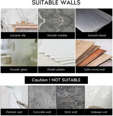 Porte-serviettes sans perçage, porte-serviettes de salle de bain, étagère auto-adhésive pour salle de bain et cuisine, porte-serviettes à main, articles ménagers