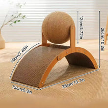 ARTLION Cat Scratching Ball, Cat Scratching Board, Cat Toy Ball, Cat Toy with Ball, Suitable for Cats and Dogs, Dog Toy