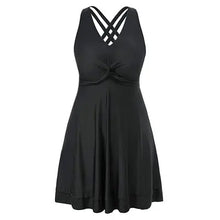Women's Plus Size Tankini Set Two Piece Cross Back Swimwear