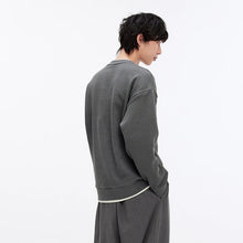 Semir Hoodie Men Color Block Fake Two Piece 2025 Autumn New Textured Letter Jacquard Casual Top