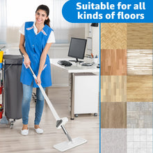 Squeeze Mop Hand-Free Wash Lazy 360° Mops with Reusable Microfiber Pads for Flat Mop To Clean Under Long Bed Home Cleaning Tools
