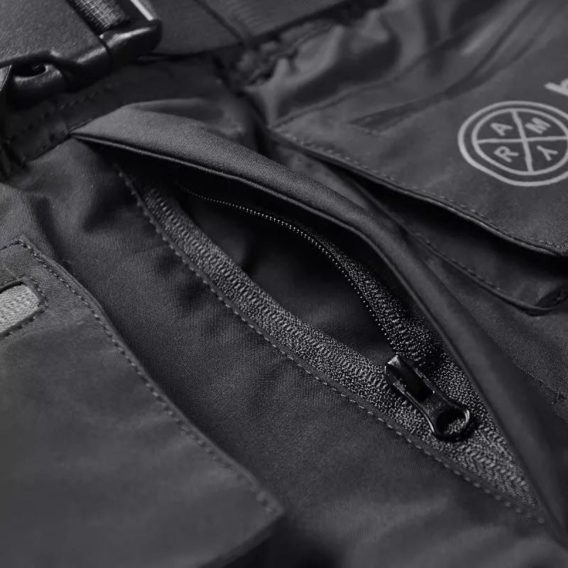 Multi-pocket Tactical Function Cargo Shorts Summer Mens Clothing Y2K High Street Punk Style Techwear Quick-dry Pants pantalone
