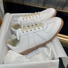 Retro GAT Sneakers Handmade Genuine Leather German Army Trainers Luxury Soft Flat Casual Shoes Men Women Spring Autumn Walking