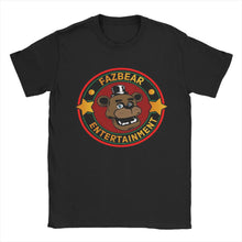 Men's T-Shirt FNAF At Freddys Amazing Cotton Tee Shirt Short Sleeve  T Shirts Crewneck Tops Plus Size
