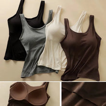 Womens Camisole With Built In Bra Tank Top For Layering