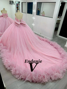 Vendanie Princess Sweetheart Ball Gowns Quinceanera Dresses for Girls Off the Shoulder Lace up Vestido De Quinceanera Customized