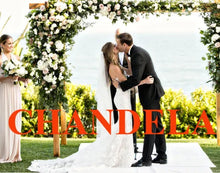 CHANDELA Trendy A-line Wedding Dress Bridal Sleeveless Tulle Lace Appliques Lacing up Brush Train Vestidos Para Mujer Customised