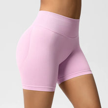 Women Shorts Low Ribbed Waist Band Yoga Shorts Seamless Scrunch Bum Workout Gym Shorts Booty Hight Stretch Running Shorts
