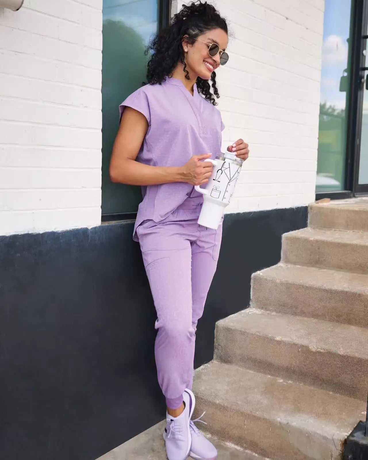 Ava Therese Sheba Jacquard Pant Medical Uniform - 3070 (Inseam length 29“）